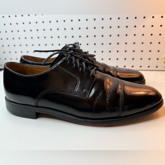 Cole Haan Polished Patent Leather Oxford Men\'s 10 M Black - C07606 Evening EUC main image 12